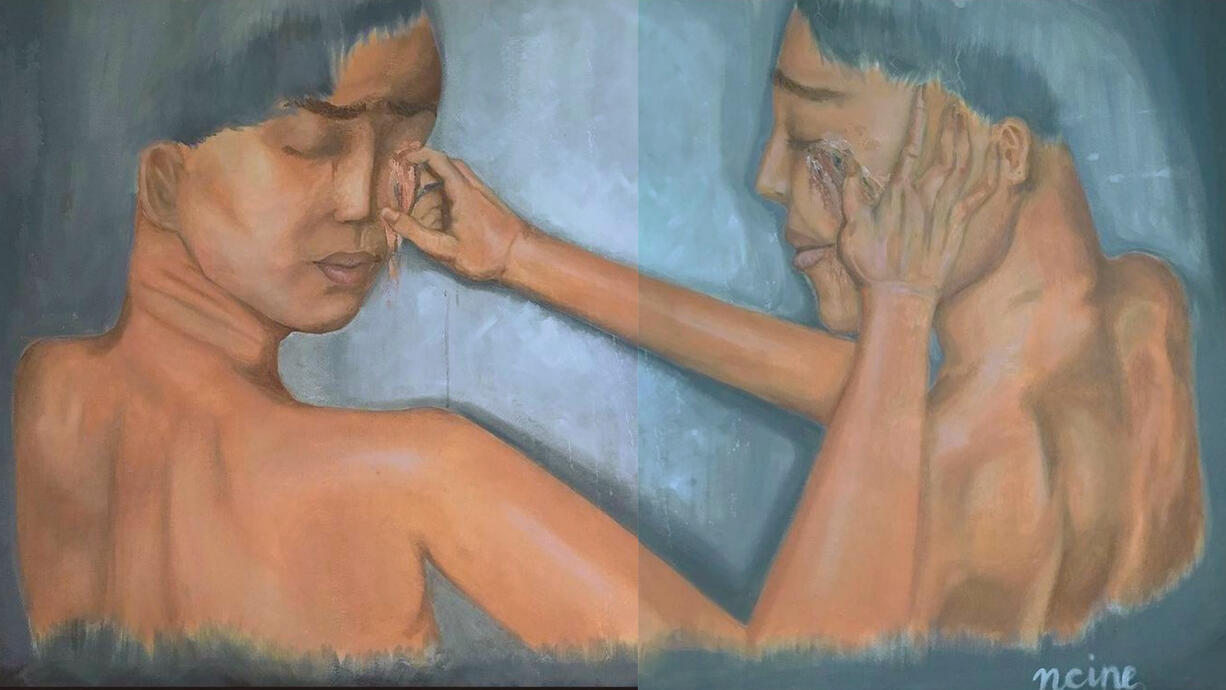 Mania (Romantic Deification) 2021 | Commission to Vera Ettiene, NYC | Orig P 55,000